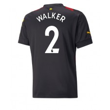Manchester City Kyle Walker #2 Bortatröja 2022-23 Korta ärmar